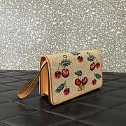 Valentino Raffia Cherry Mini Bag 20x12x5cm - 5