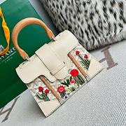 Goyard Saïgon Structuré Mini Bag Cactus Embroidery 28x20x12cm - 5