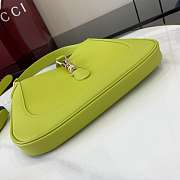 Gucci Jackie 1961 Shoulder Bag Bright Green 27.5x19x4cm - 6