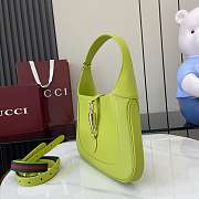 Gucci Jackie 1961 Shoulder Bag Bright Green 27.5x19x4cm - 5