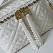 Fendi Vanity White Bag 16x8x11cm - 4