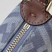 Fendi Fendigraphy Mini Blue Denim Bag 20x13x7.5cm - 2