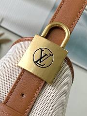 Louis Vuitton LV Low Key Hobo PM Ecru/Cognac 24x28x16cm - 6