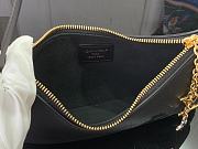 Louis Vuitton LV Pochette Bloom Black Bag 23x10x4cm - 4