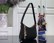 Louis Vuitton LV Pochette Bloom Black Bag 23x10x4cm - 3