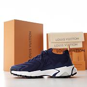 Louis Vuitton LV Runner Tatic Navy Blue Sneaker - 4