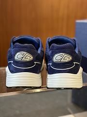Dior B30 Countdown Sneaker Navy Blue Suede - 5