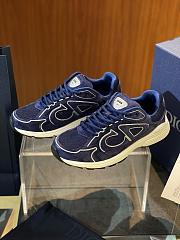 Dior B30 Countdown Sneaker Navy Blue Suede - 3