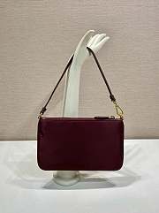 Prada Re-Nylon Burgundy Pouch 24.5x14.5cm - 4