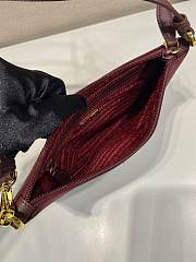 Prada Re-Nylon Burgundy Pouch 24.5x14.5cm - 2
