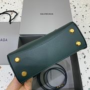 Balenciaga Rodeo Handbag Mini Green Calfskin Gold 22.8x9.9x8.3cm - 5