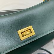 Balenciaga Rodeo Handbag Mini Green Calfskin Gold 22.8x9.9x8.3cm - 4