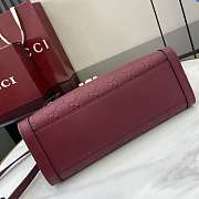 Gucci Padlock Medium Top Handle Red Bag 25.5x17.5x10cm - 6