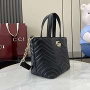 Gucci Small Betty Black Tote Bag 18x18x12.5cm - 6