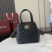 Gucci Small Betty Black Tote Bag 18x18x12.5cm - 5