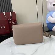 Gucci Horsebit 1955 Soft Medium Shoulder Bag Taupe 26x17.5x10cm - 5