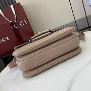 Gucci Horsebit 1955 Soft Medium Shoulder Bag Taupe 26x17.5x10cm - 3