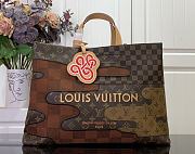 Louis Vuitton LV Shopper Tote MM Brown 40x32x16cm - 1