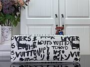 Louis Vuitton LV Shopper Tote MM White 40x32x16cm - 4