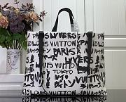 Louis Vuitton LV Shopper Tote MM White 40x32x16cm - 3