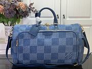 Louis Vuitton LV Keepall Cargo 50 Denim Blue 52x23x29cm - 1