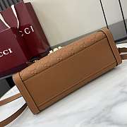 Gucci Padlock Medium Top Handle Brown 25.5x17.5x10cm - 5