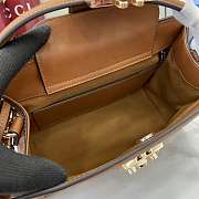 Gucci Padlock Medium Top Handle Brown 25.5x17.5x10cm - 3