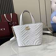 Gucci Small Betty White Tote Bag 18x18x12.5cm - 1