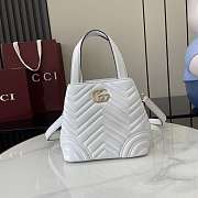 Gucci Small Betty White Tote Bag 18x18x12.5cm - 6