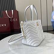 Gucci Small Betty White Tote Bag 18x18x12.5cm - 4