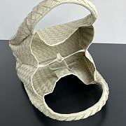 Bottega Veneta Campana Bag White 33x20x16.5cm - 6