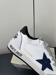 Golden Goose Ball Star Sneakers White Black Blue - 2