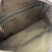 Gucci Ophidia Medium Crossbody Bag Beige Green 28.5x18x7.5cm - 3
