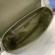 Gucci GG Pattern Medium Crossbody Bag Green 27x20x9cm - 3