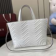Gucci Medium Betty Shopper White 28x24x16cm - 5