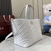 Gucci Medium Betty Shopper White 28x24x16cm - 3