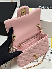 Chanel 25B Flap Bag Pink Lambskin Gold 18x13.5x7cm - 5