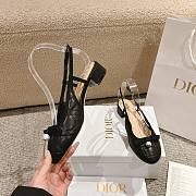 Dior Ballet Slingback Pump Black Lambskin 3cm - 2