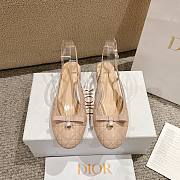 Dior Ballet Slingback Pump Beige Lambskin 3cm - 3