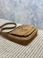 YSL Niki Satchel Suede Bag 21.5x16x8x9.5cm - 2
