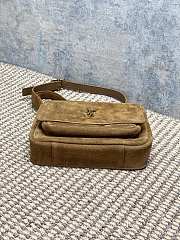 YSL Niki Satchel Suede Bag 21.5x16x8x9.5cm - 3