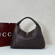 Gucci Softbit Maxi Shoulder Bag Dark Brown 46x26x16cm - 6