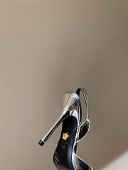 Versace Safety Pin Pumps Silver 10cm - 3