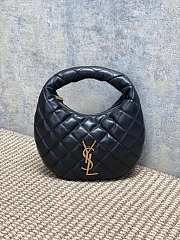 YSL Icarino Quilted Nappa Black Bag 17x13x3cm - 1