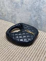 YSL Icarino Quilted Nappa Black Bag 17x13x3cm - 3
