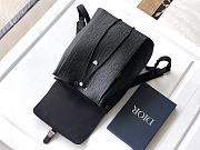 Dior Daily Backpack with Flap Black 40.5x30.5x15.5cm - 6
