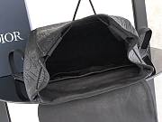 Dior Daily Backpack with Flap Black 40.5x30.5x15.5cm - 4
