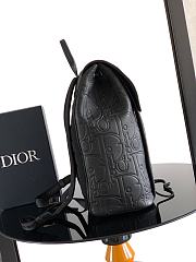 Dior Daily Backpack with Flap Black 40.5x30.5x15.5cm - 3