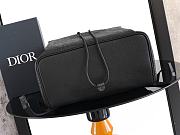 Dior Daily Backpack with Flap Black 40.5x30.5x15.5cm - 2