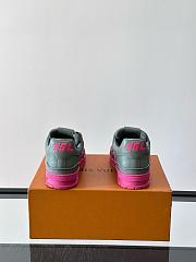 Louis Vuitton LV Trainer Sneaker Grey Pink - 5